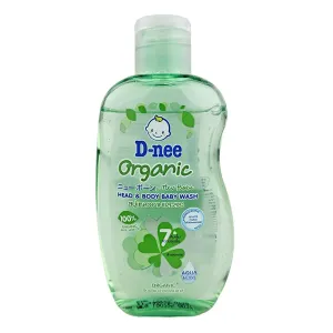 D Nee Organic Head & Body Baby Wash Aloe Vera Oil For Newborn 200ml